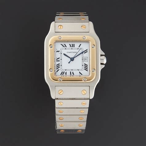 cartier santos medium pre owned|cartier santos size chart.